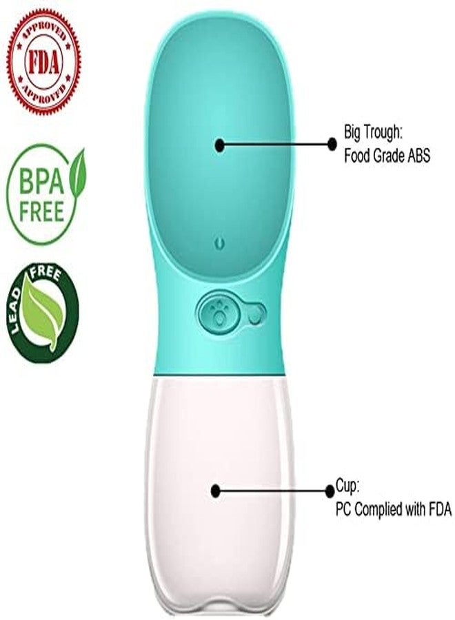 COLESHWAR Large Capacity Dog Water Bottle, Leak Proof Portable Puppy Water Dispenser with Drinking Feeder for Pets Outdoor Walking, Travel, Food Grade Plastic - Image 3